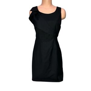 *3 for $30!* Forever 21 Love 21 Black Shift Dress Lined Hourglass Ruffle Work S